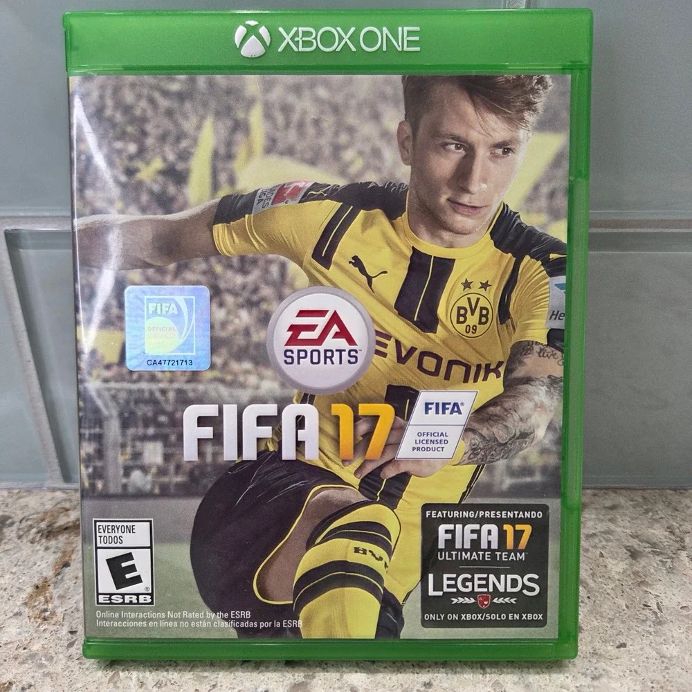 FIFA 17 Xbox‎ One Game Soccer Football EA Sports Reus Dortmund NEW Code